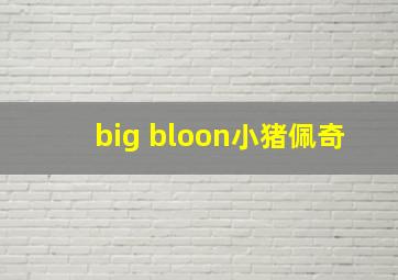 big bloon小猪佩奇